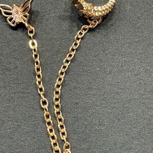 Elegant Gold Butterfly Chain Bracelet